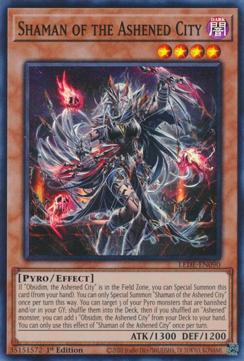 Shaman of the Ashened City [LEDE-EN090] Super Rare | Good Games Adelaide SA