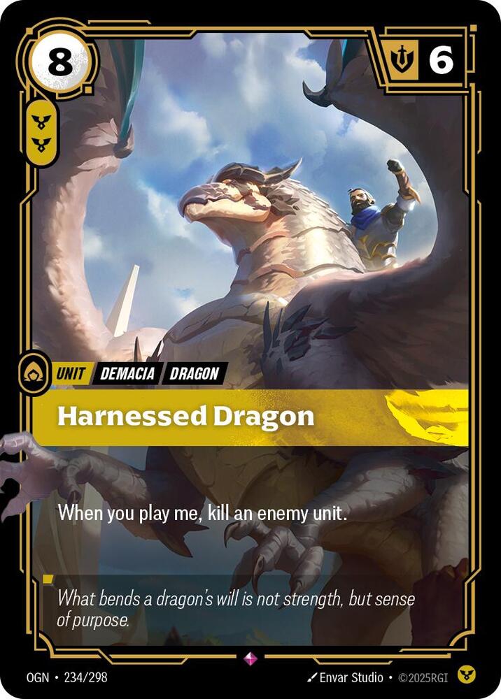 Harnessed Dragon 234/298 (Origins)  - Foil | Good Games Adelaide SA