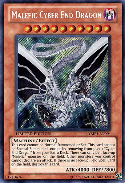 Malefic Cyber End Dragon [YMP1-EN004] Secret Rare | Good Games Adelaide SA