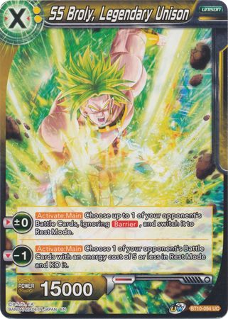 SS Broly, Legendary Unison (BT10-094) [Rise of the Unison Warrior 2nd Edition] | Good Games Adelaide SA