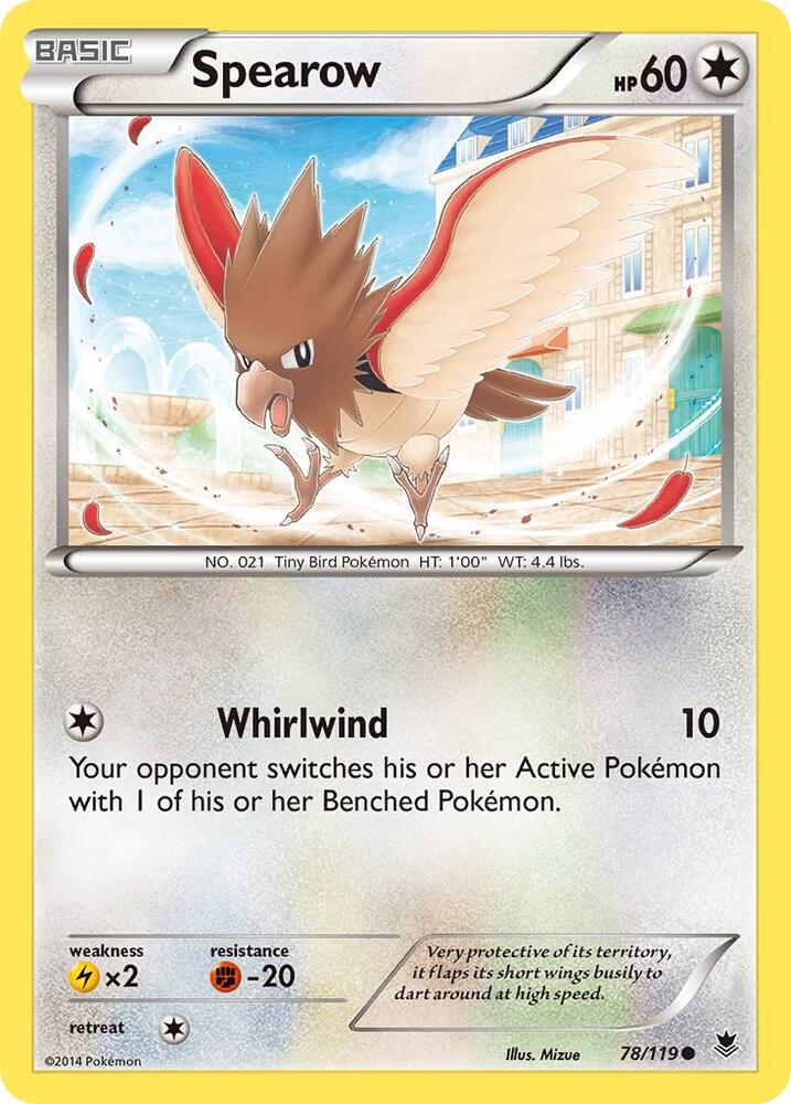 Spearow 78/119 (XY - Phantom Forces)  | Good Games Adelaide SA