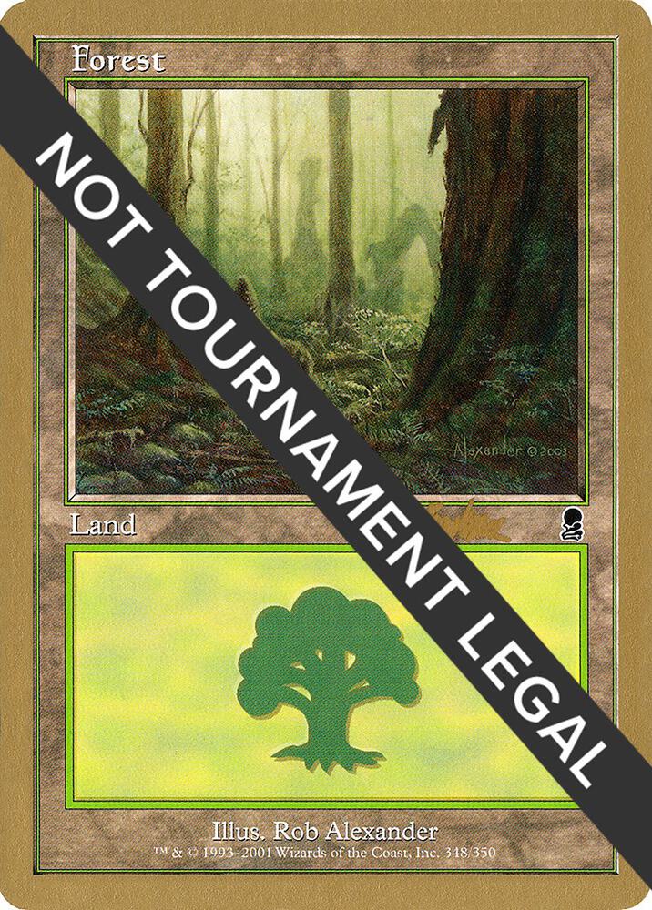 Forest 348 2002 Brian Kibler ODY  (World Championship Decks)  | Good Games Adelaide SA