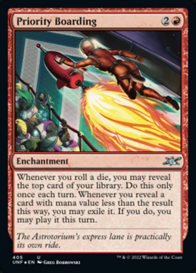 Priority Boarding (Galaxy Foil) [Unfinity] | Good Games Adelaide SA