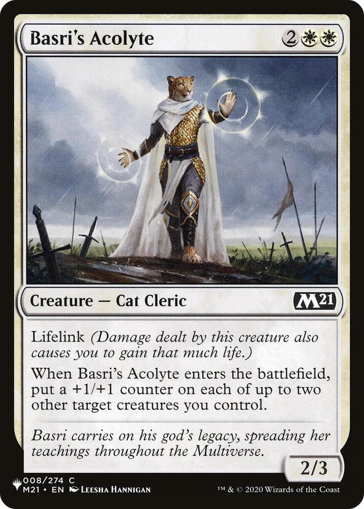 Basris Acolyte 008/274 (The List Reprints)  | Good Games Adelaide SA