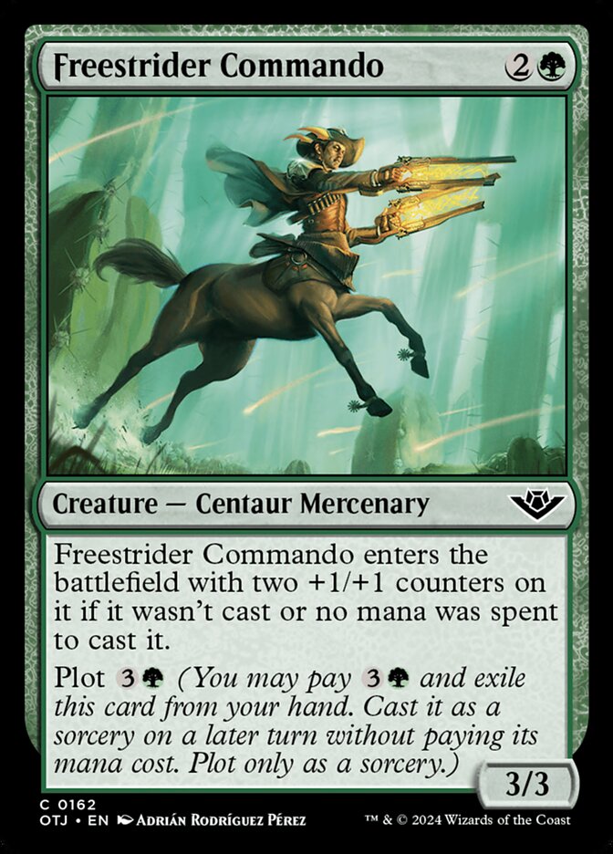 Freestrider Commando 162 (Outlaws of Thunder Junction)  - Foil | Good Games Adelaide SA