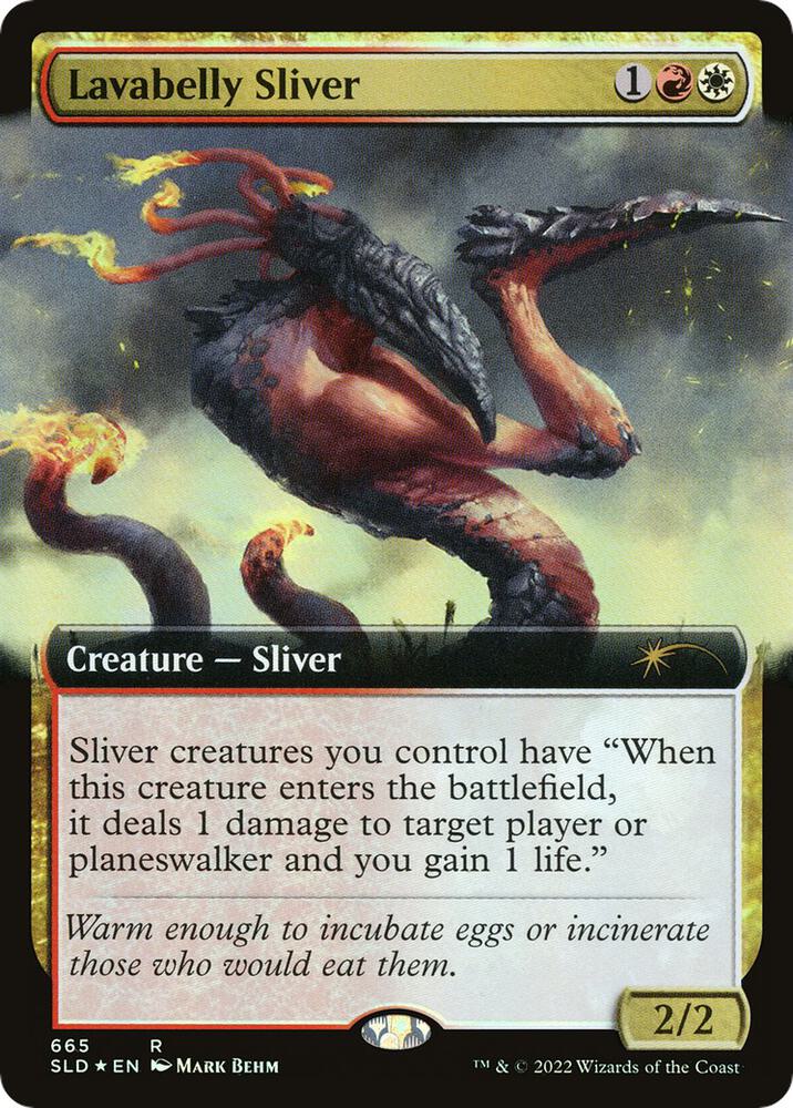 Lavabelly Sliver Extended Art 665 (Secret Lair Drop Series)  - Foil | Good Games Adelaide SA