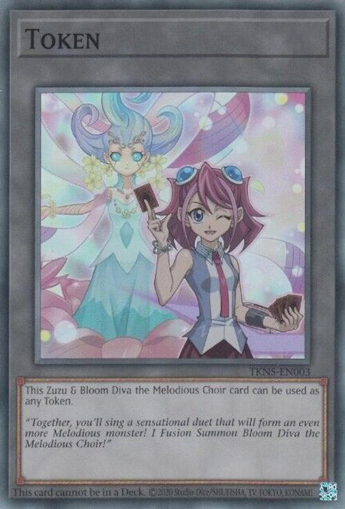 Token: Zuzu and Bloom Diva the Melodious Choir [TKN5-EN003] Super Rare | Good Games Adelaide SA