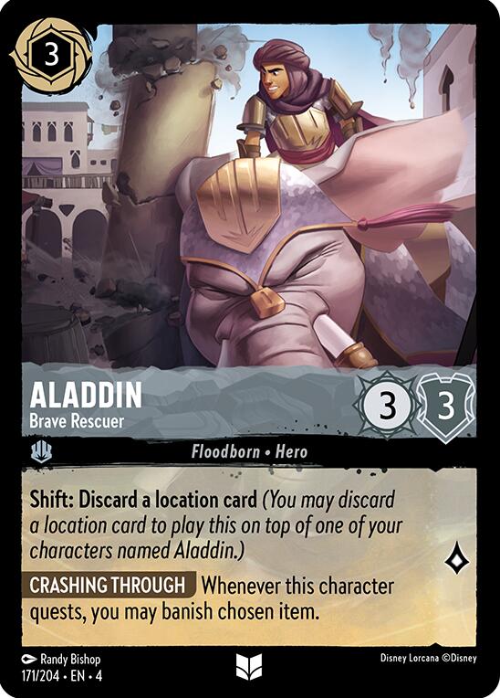 Aladdin - Brave Rescuer (171/204) [Ursula's Return] | Good Games Adelaide SA