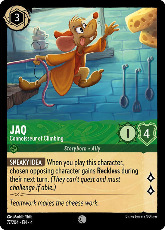 Jaq - Connoisseur of Climbing (77/204) [Ursula's Return] | Good Games Adelaide SA