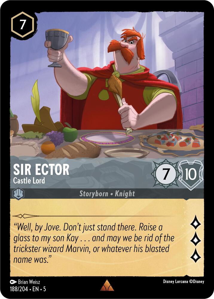 Sir Ector Castle Lord 188/204 (Shimmering Skies)  | Good Games Adelaide SA
