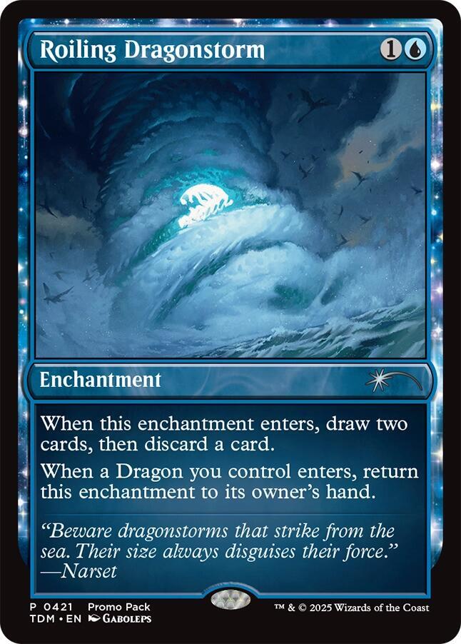 Roiling Dragonstorm 421 (Promo Pack: Tarkir: Dragonstorm)  | Good Games Adelaide SA