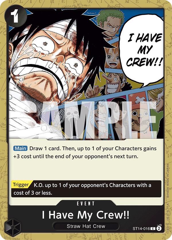 I Have My Crew!! [Starter Deck: 3D2Y] | Good Games Adelaide SA