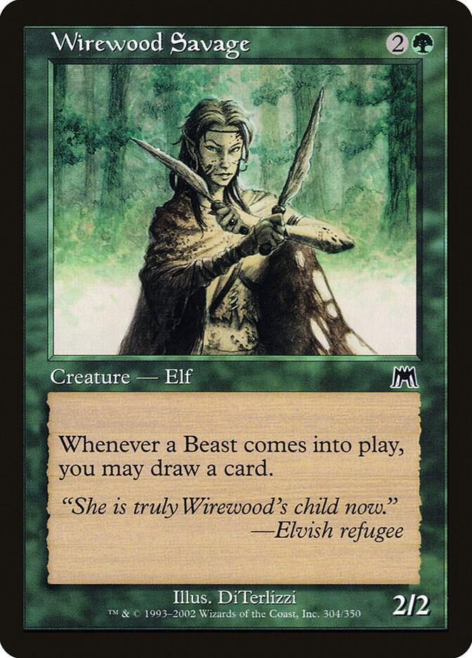Wirewood Savage 304 (Onslaught)  - Foil | Good Games Adelaide SA