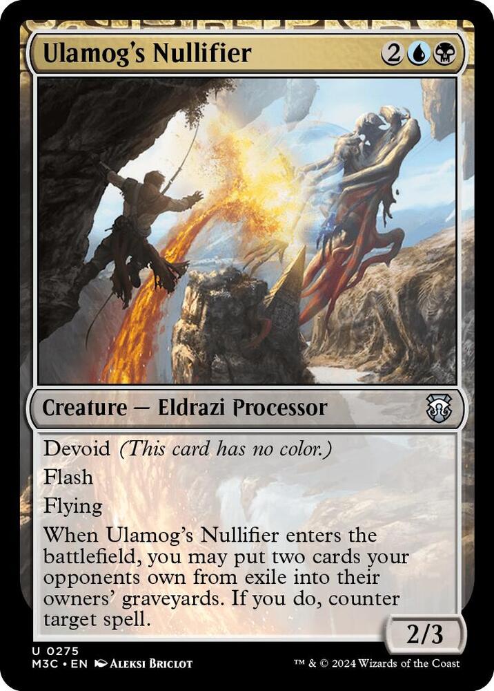 Ulamog's Nullifier 275/411 (Commander: Modern Horizons 3)  - Ripple Foil | Good Games Adelaide SA