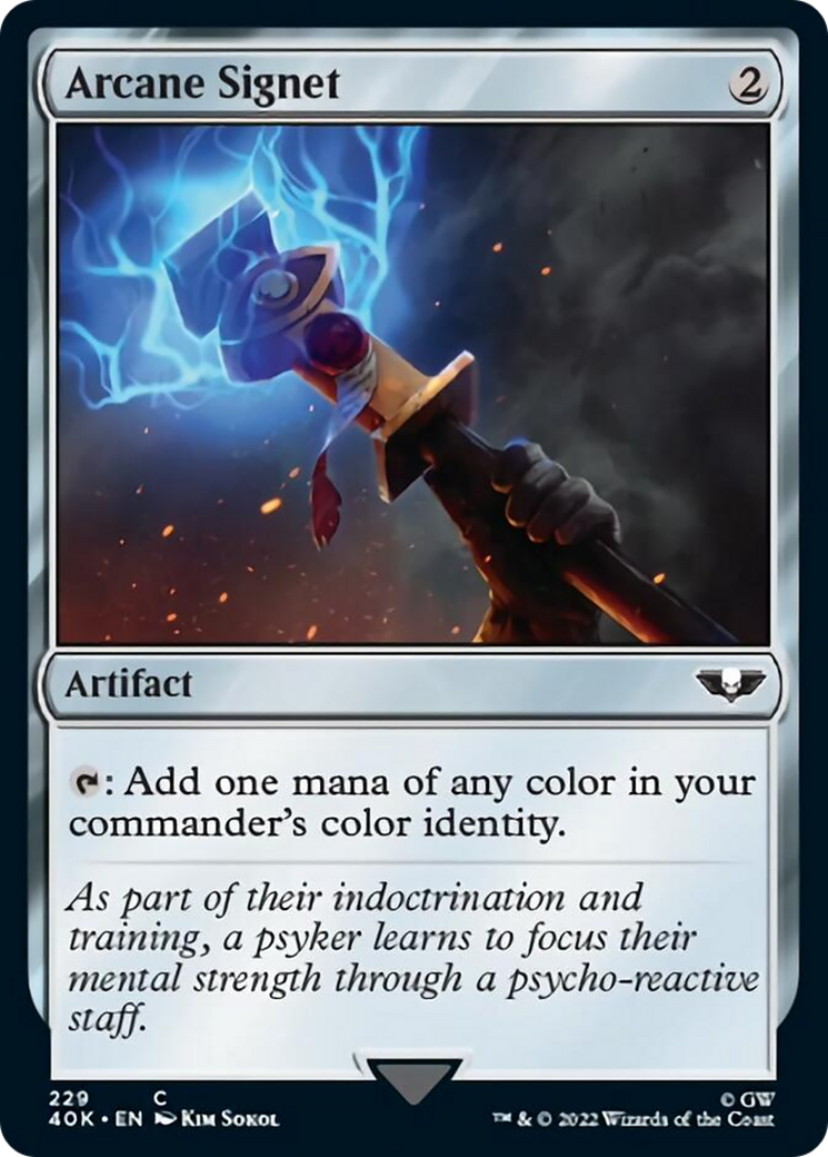 Arcane Signet (229) [Universes Beyond: Warhammer 40,000] | Good Games Adelaide SA