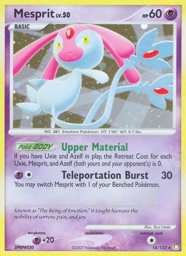 Mesprit 14/123 (Mysterious Treasures)  - Holofoil | Good Games Adelaide SA