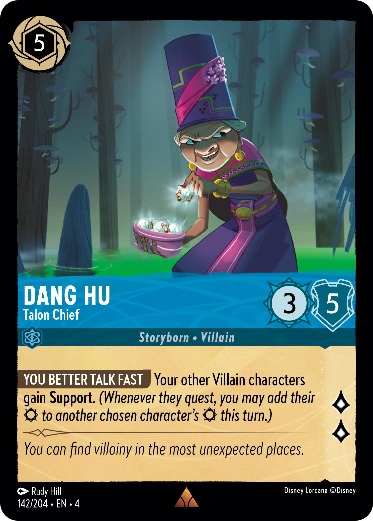 Dang Hu - Talon Chief (142/204) [Ursula's Return] | Good Games Adelaide SA