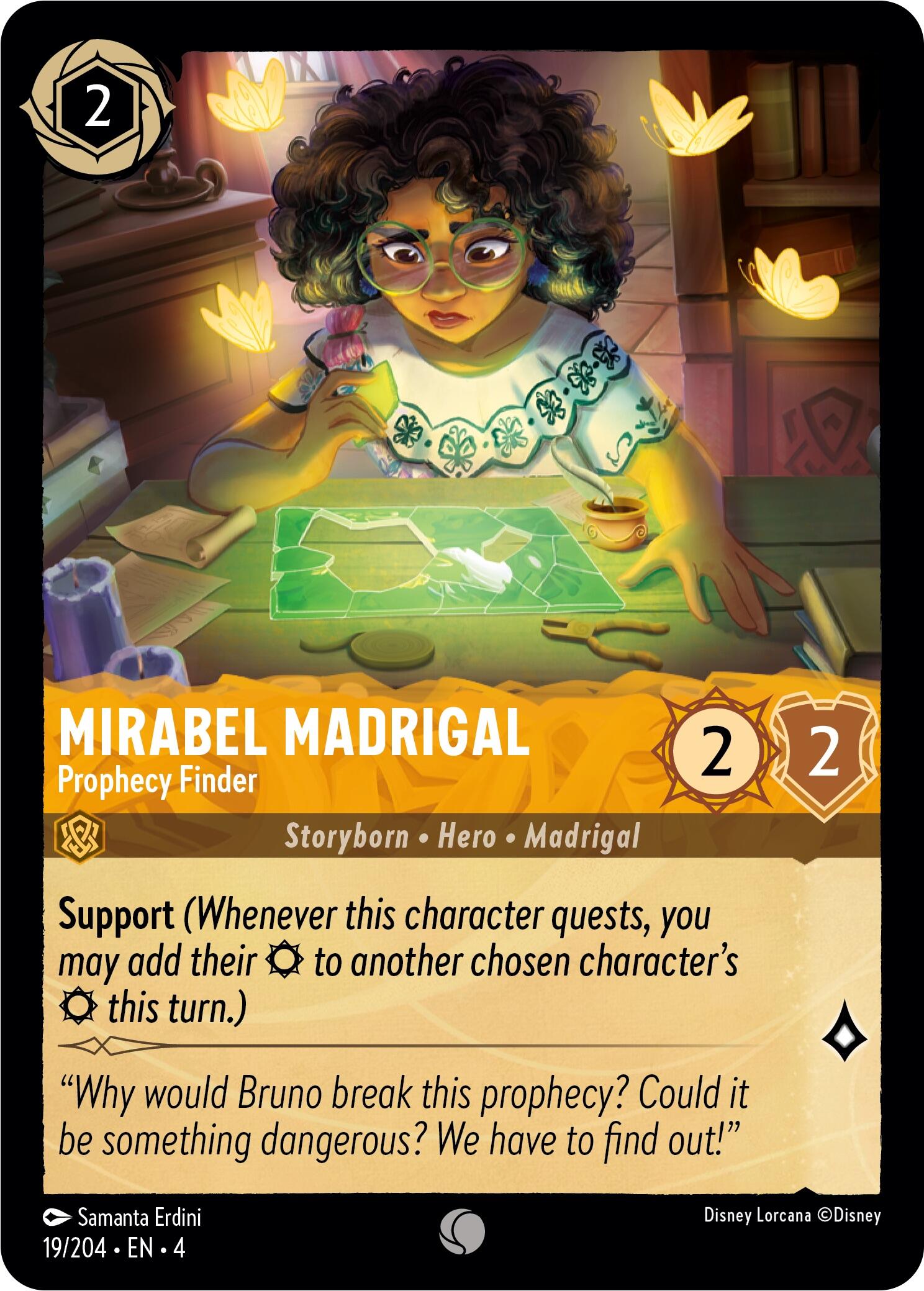 Mirabel Madrigal - Prophecy Finder (19/204) [Ursula's Return] | Good Games Adelaide SA