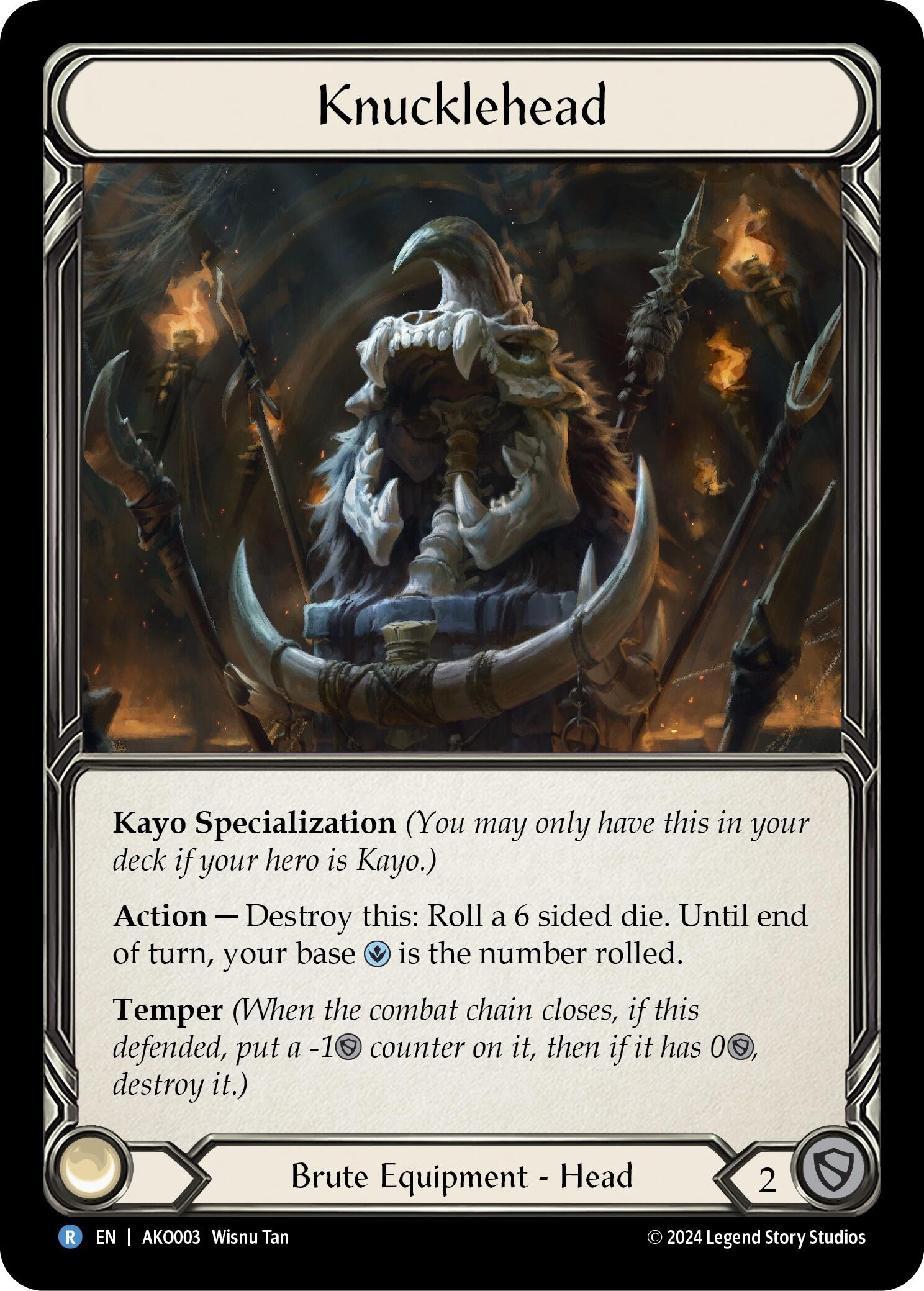 Knucklehead [AKO003] (Armory Deck: Kayo) | Good Games Adelaide SA