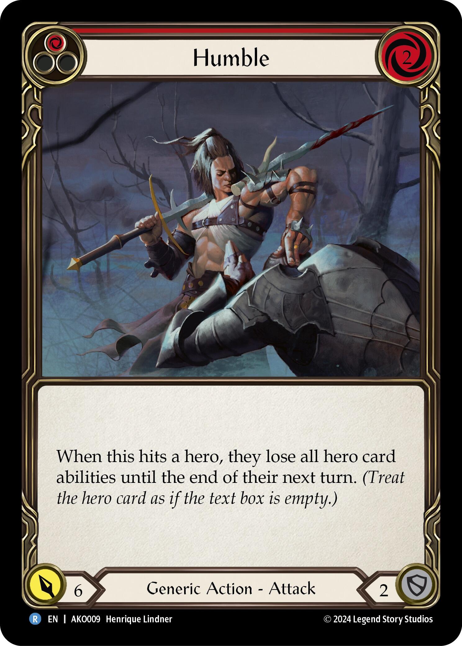 Humble (Red) [AKO009] (Armory Deck: Kayo) | Good Games Adelaide SA