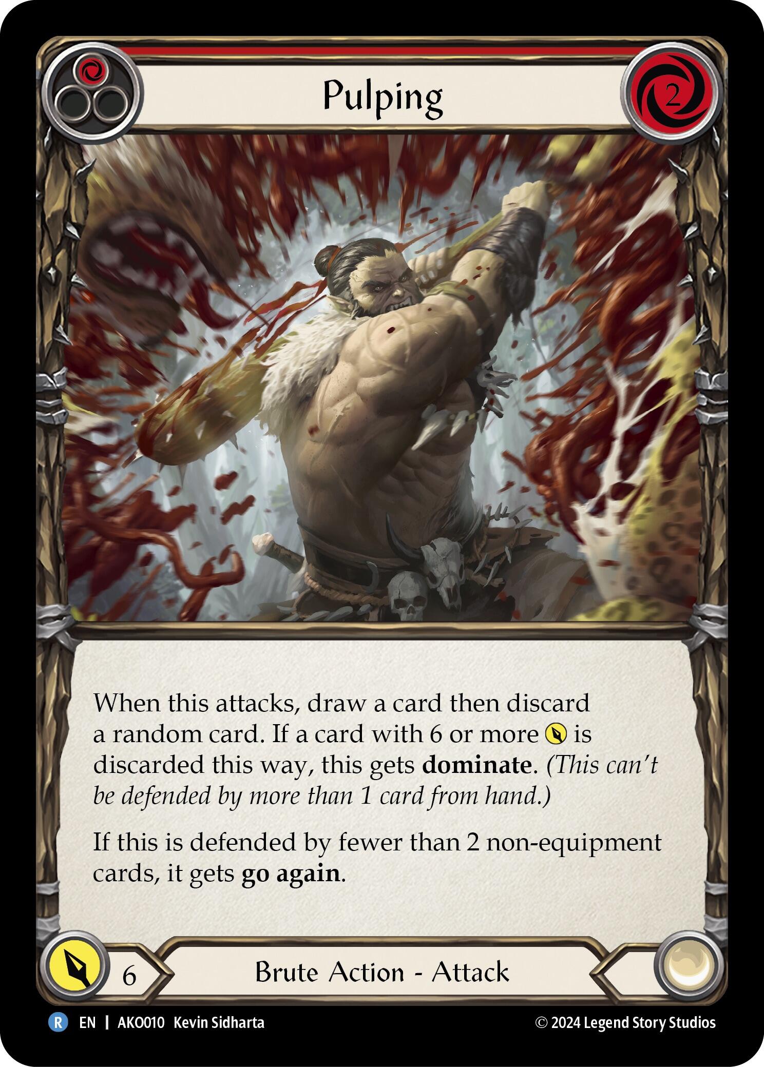 Pulping (Red) [AKO010] (Armory Deck: Kayo) | Good Games Adelaide SA
