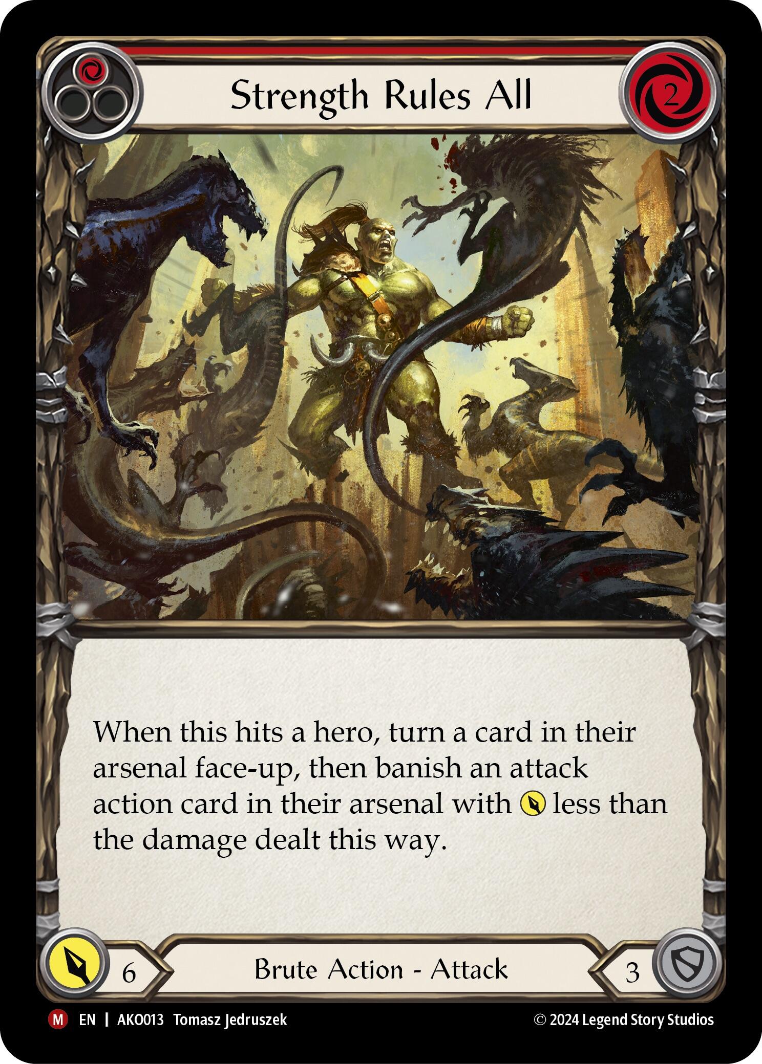 Strength Rules All [AKO013] (Armory Deck: Kayo) | Good Games Adelaide SA