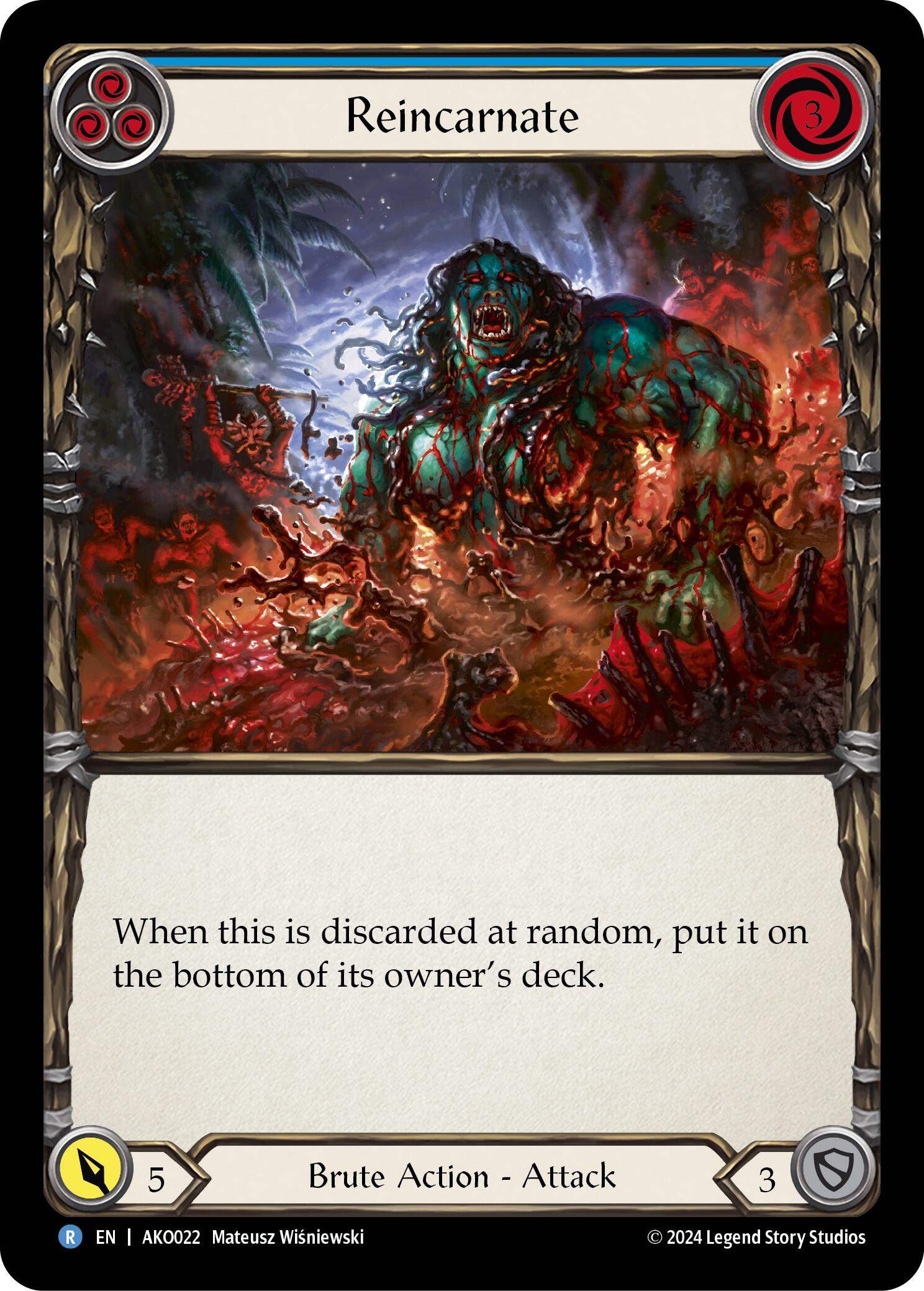 Reincarnate (Blue) [AKO022] (Armory Deck: Kayo) | Good Games Adelaide SA