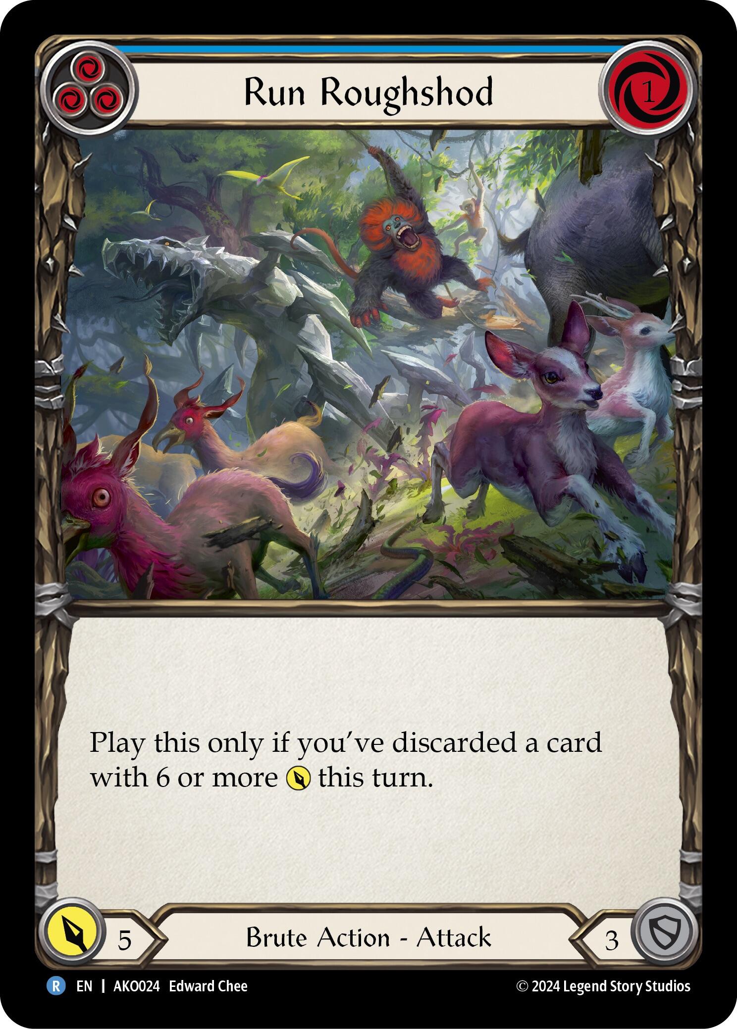 Run Roughshod [AKO024] (Armory Deck: Kayo)  Rainbow Foil | Good Games Adelaide SA