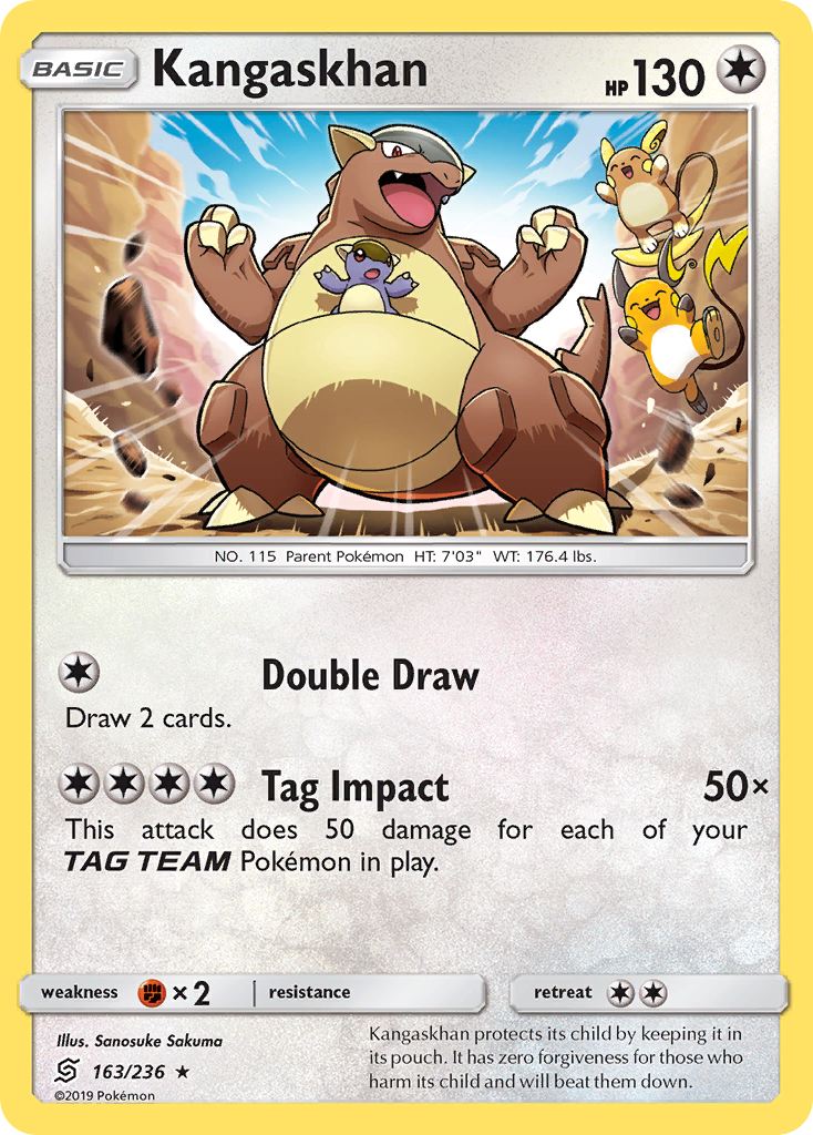 Kangaskhan (163/236) [Sun & Moon: Unified Minds] | Good Games Adelaide SA
