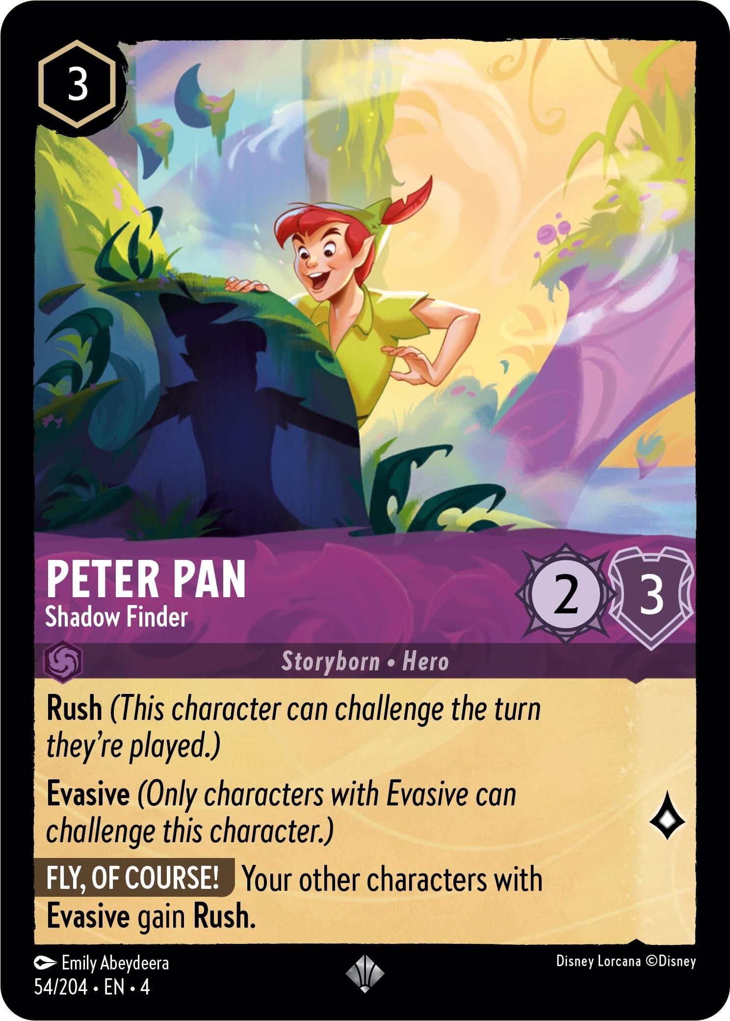 Peter Pan - Shadow Finder (54/204) [Ursula's Return] | Good Games Adelaide SA