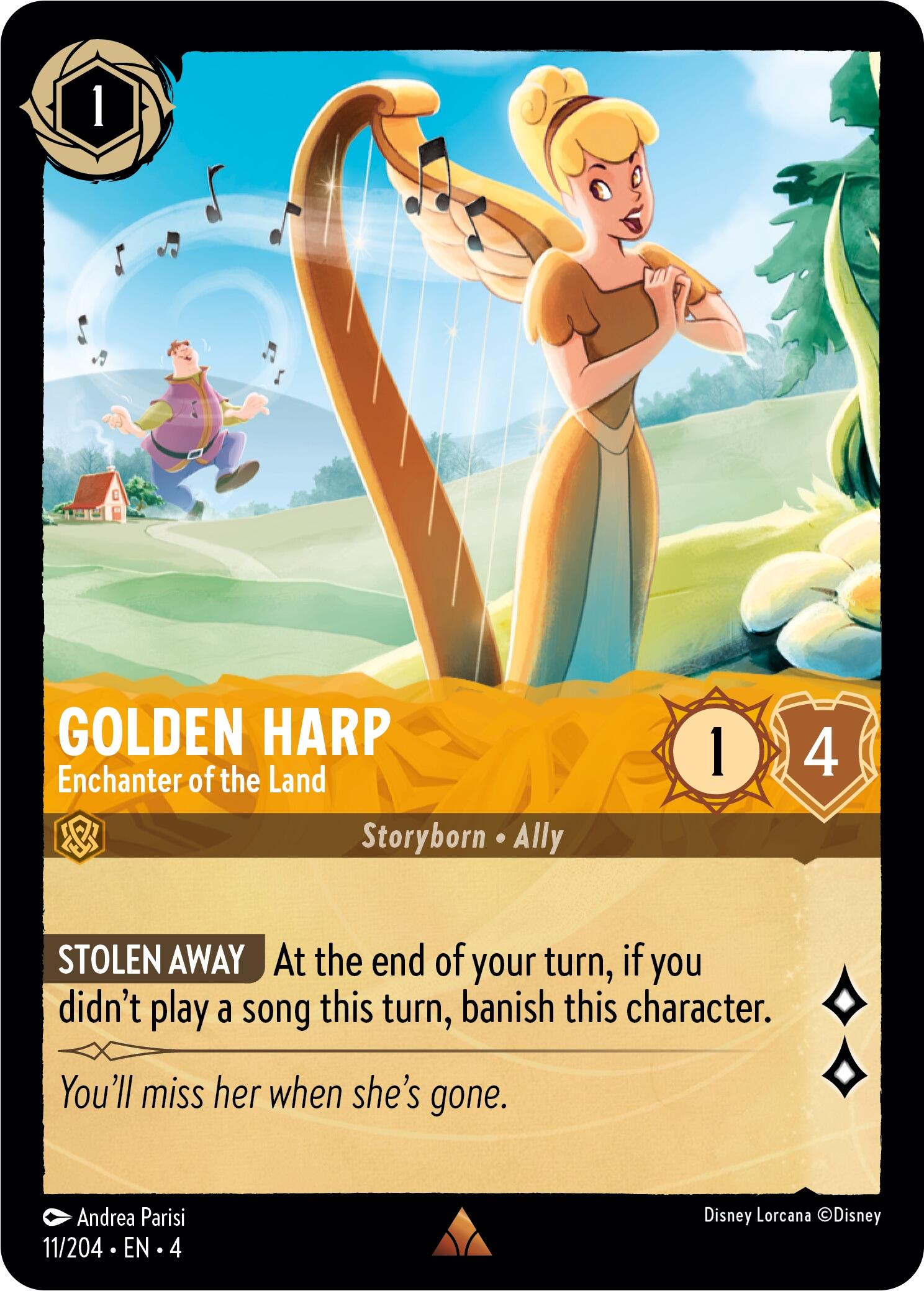 Golden Harp - Enchanter of the Land (11/204) [Ursula's Return] | Good Games Adelaide SA