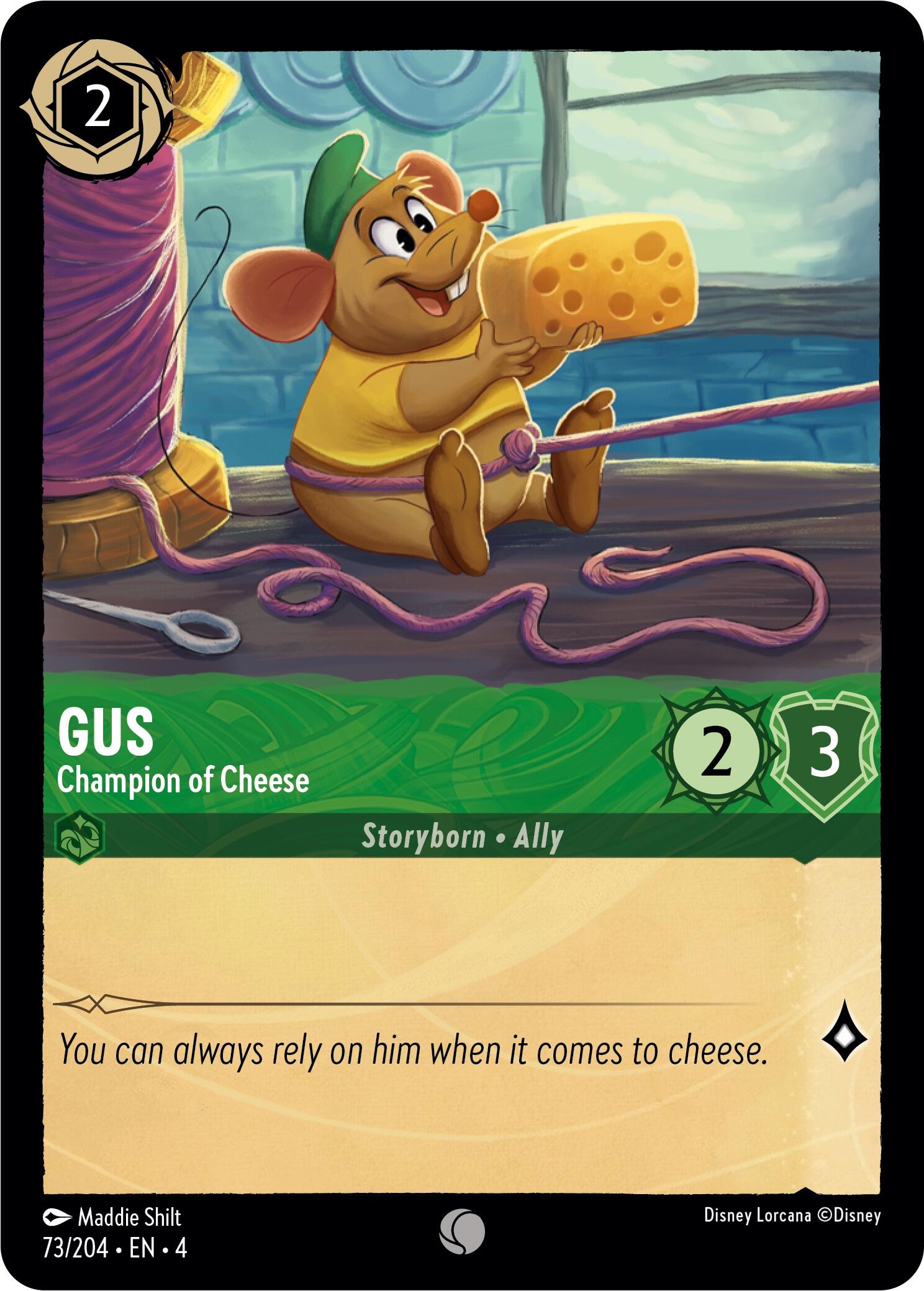 Gus - Champion of Cheese (73/204) [Ursula's Return] | Good Games Adelaide SA