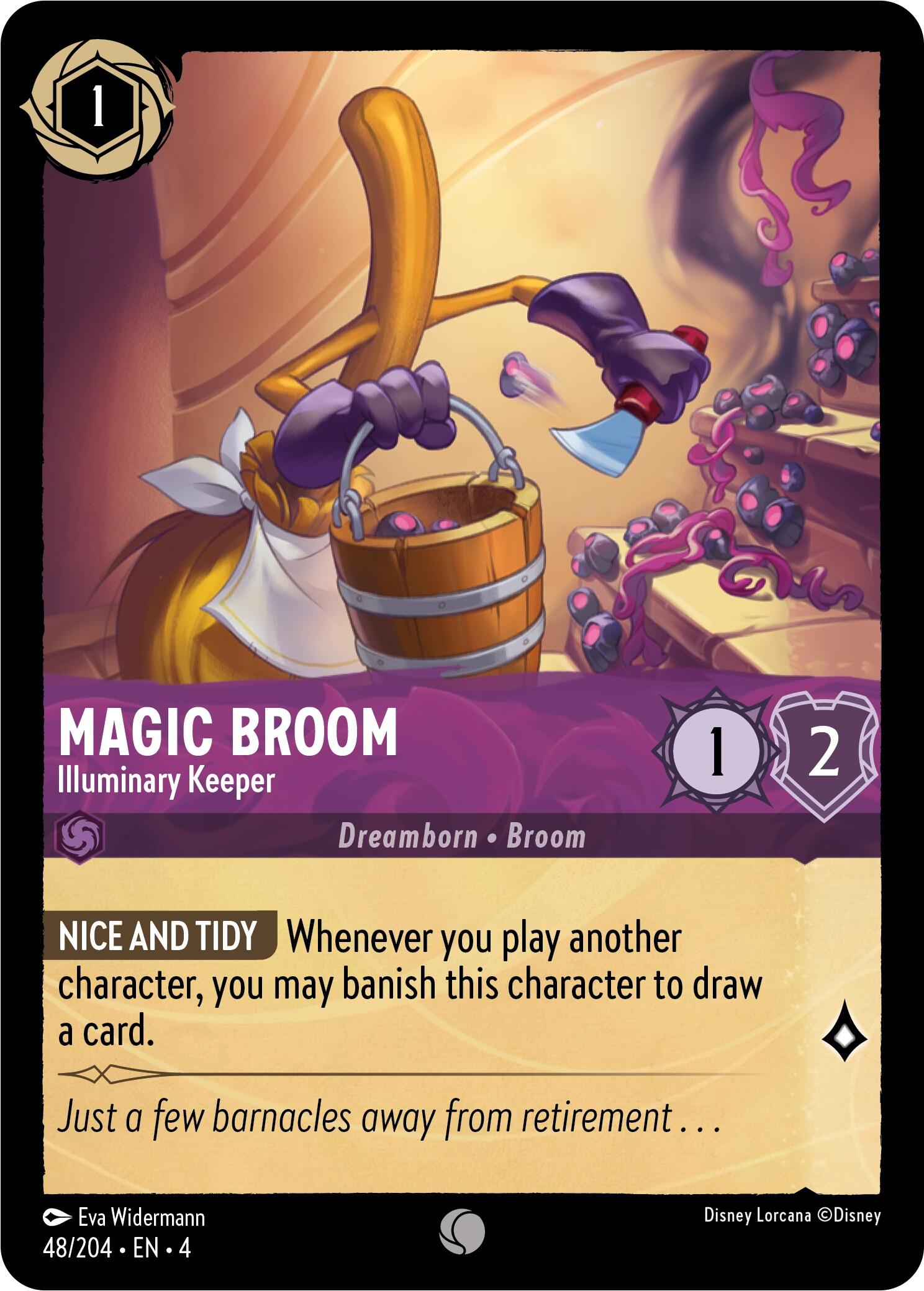 Magic Broom - Illuminary Keeper (48/204) [Ursula's Return] | Good Games Adelaide SA