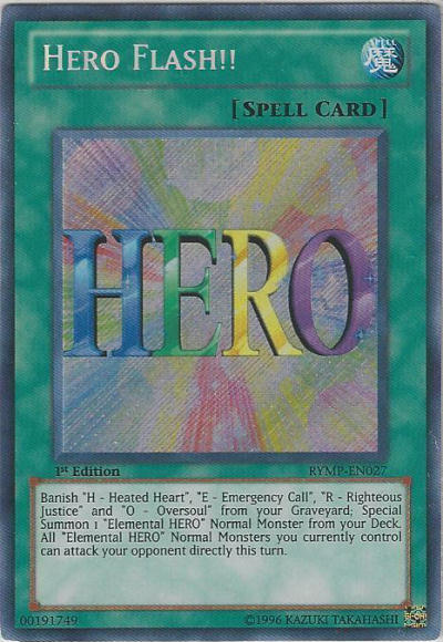 Hero Flash!! [RYMP-EN027] Secret Rare | Good Games Adelaide SA