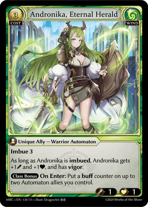 Andronika, Eternal Herald (134) [Mercurial Heart] | Good Games Adelaide SA