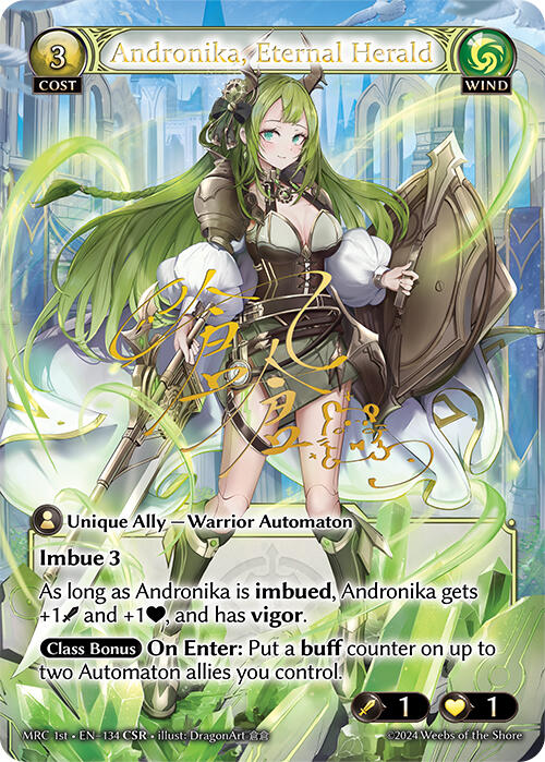 Andronika, Eternal Herald (CSR) (134) [Mercurial Heart] | Good Games Adelaide SA