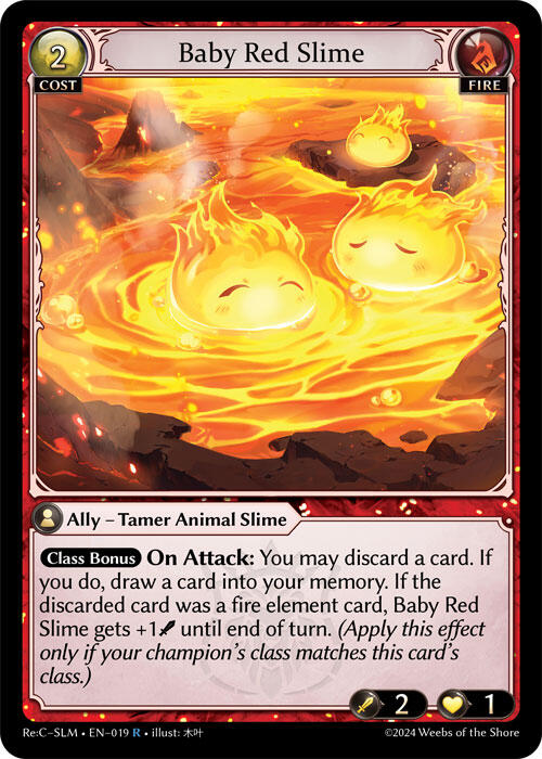 Baby Red Slime (019) [Silvie Re:Collection, Slime Sovereign] | Good Games Adelaide SA