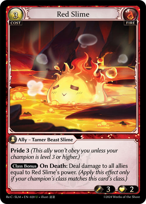 Red Slime (020) [Silvie Re:Collection, Slime Sovereign] | Good Games Adelaide SA