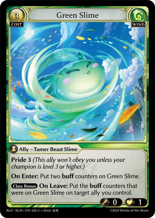 Green Slime (026) [Silvie Re:Collection, Slime Sovereign] | Good Games Adelaide SA