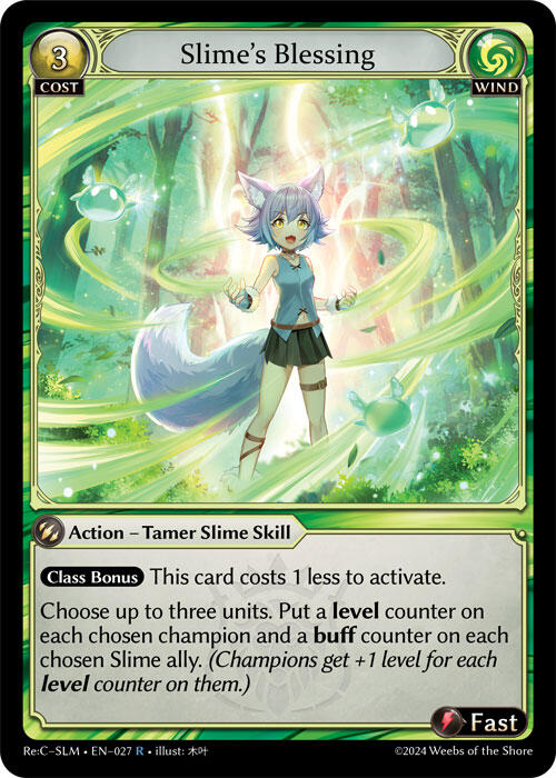 Slime's Blessing (027) [Silvie Re:Collection, Slime Sovereign] | Good Games Adelaide SA