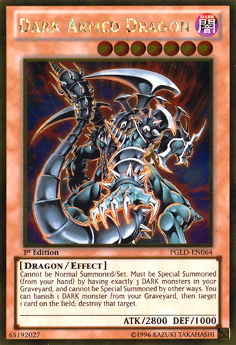 Dark Armed Dragon [PGLD-EN064] Gold Rare | Good Games Adelaide SA