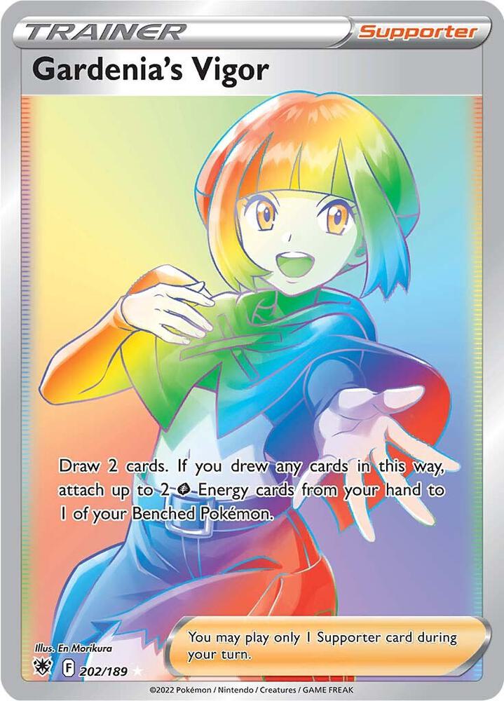 Gardenias Vigor Secret 202/189 (SWSH10: Astral Radiance)  - Holofoil | Good Games Adelaide SA