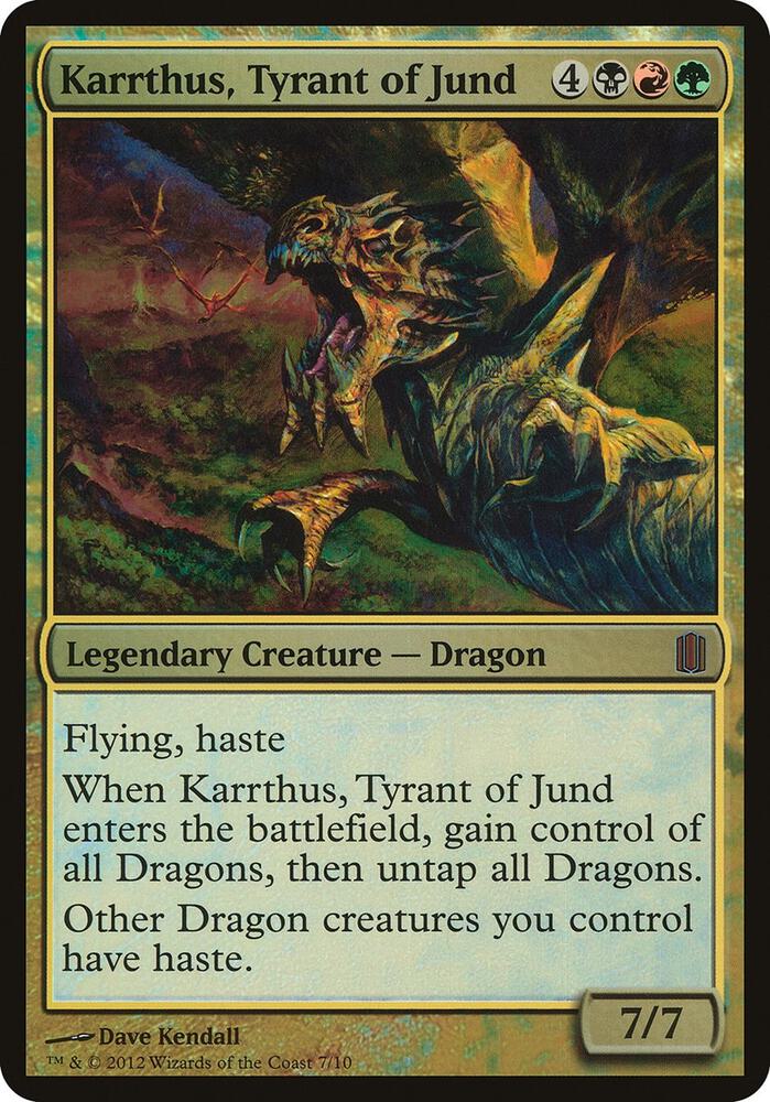 Karrthus Tyrant of Jund Commanders Arsenal  (Oversize Cards)  - Foil | Good Games Adelaide SA