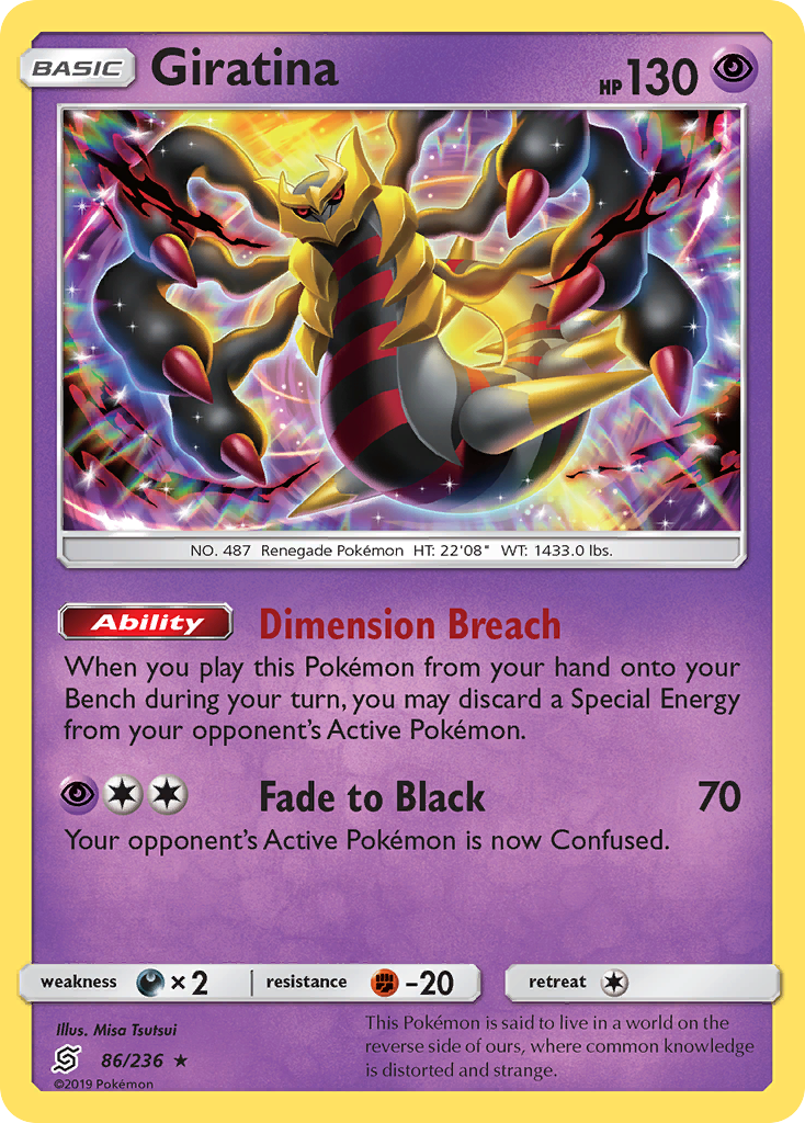 Giratina (86/236) [Sun & Moon: Unified Minds] | Good Games Adelaide SA