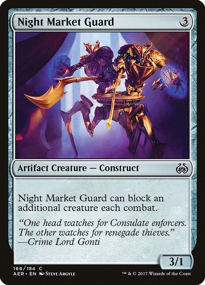 Night Market Guard 166 (Aether Revolt)  - Foil | Good Games Adelaide SA