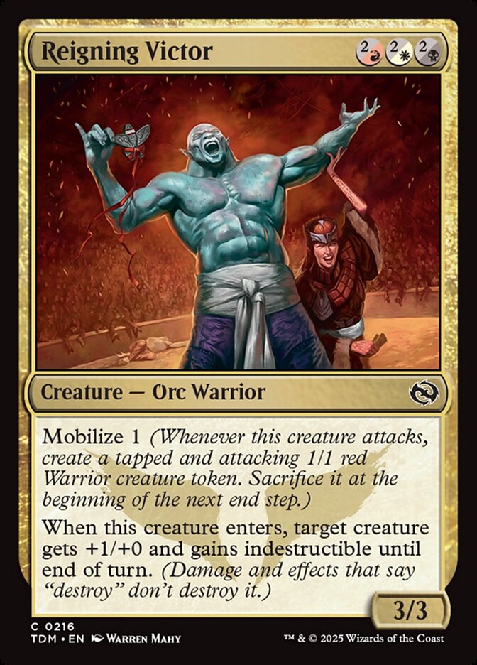 Reigning Victor 216 (Tarkir: Dragonstorm)  - Foil | Good Games Adelaide SA