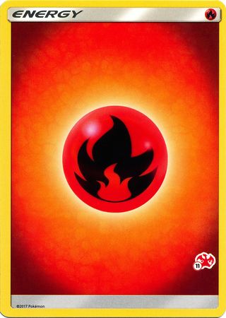 Fire Energy (Charizard Stamp #11) [Battle Academy 2020] | Good Games Adelaide SA