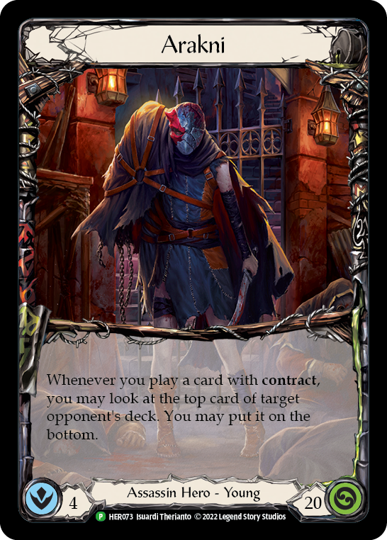 Arakni [HER073] (Promo)  Cold Foil | Good Games Adelaide SA