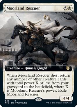 Moorland Rescuer Extended Art 45 (Commander: Innistrad: Midnight Hunt)  | Good Games Adelaide SA