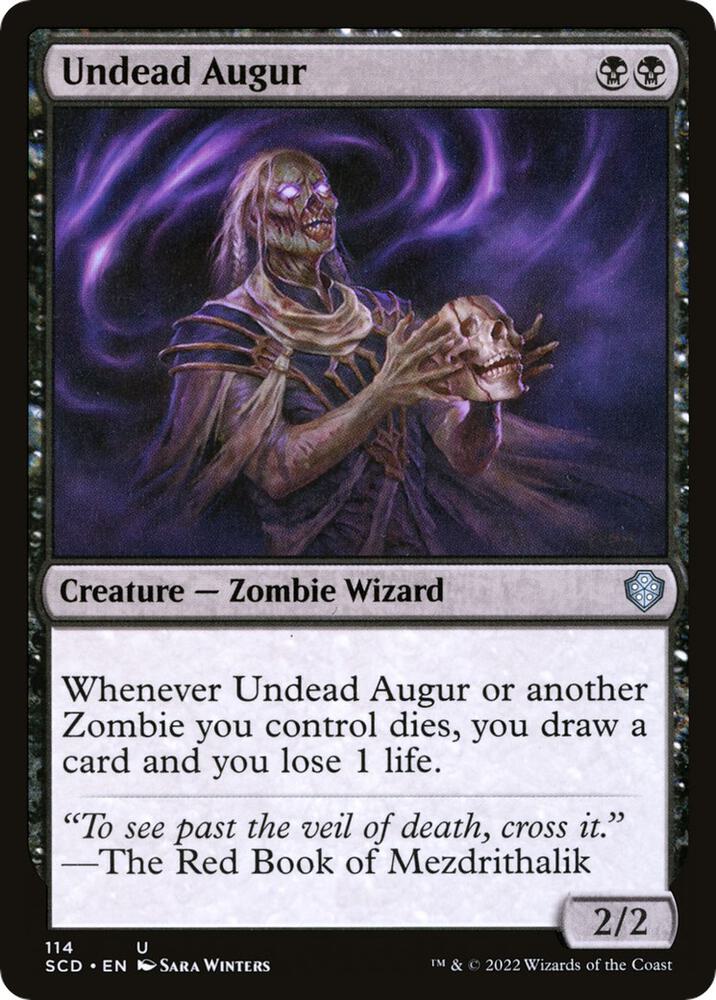 Undead Augur 114 (Starter Commander Decks)  | Good Games Adelaide SA